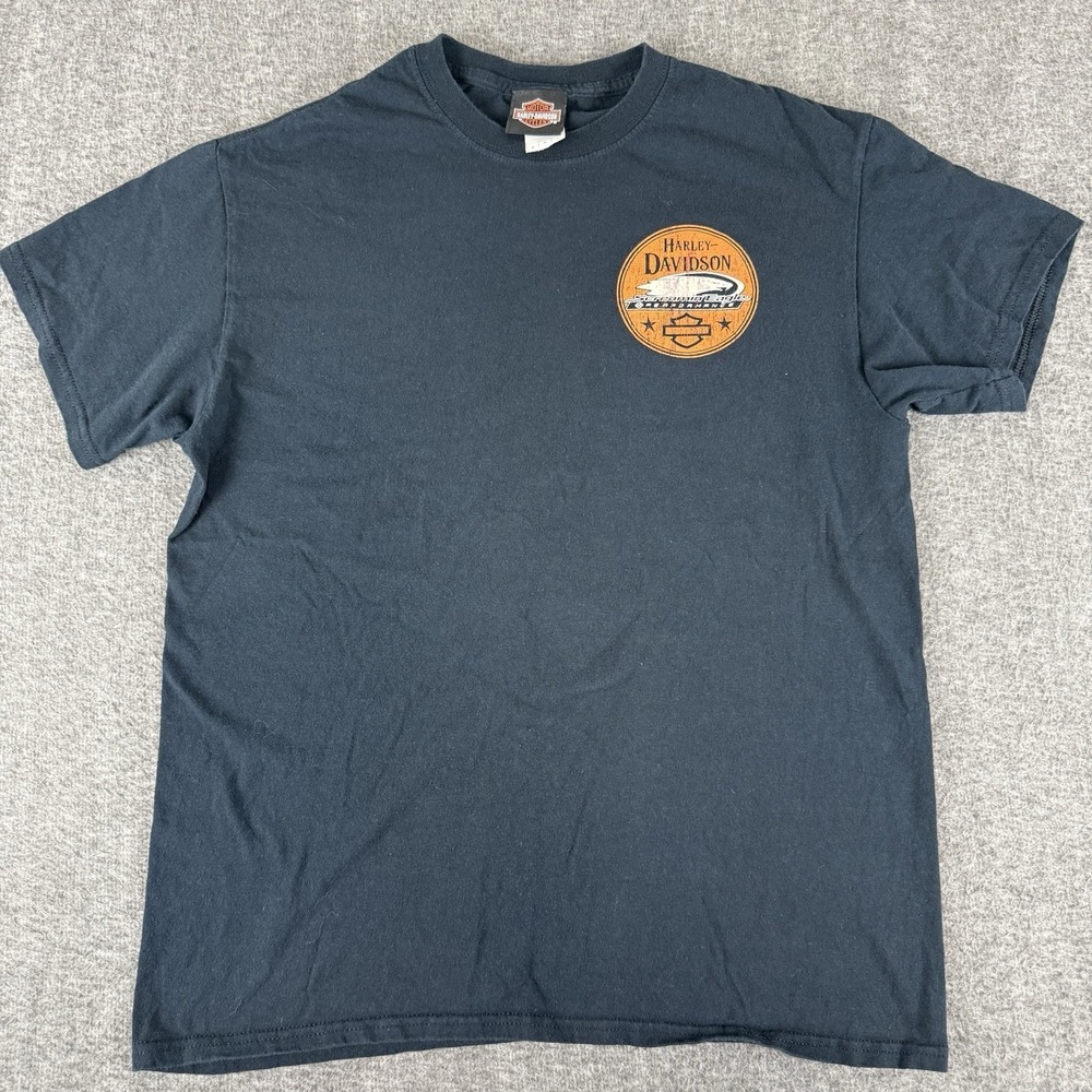 Harley Davidson Screamin Eagle T Shirt Mens M Black Graphic Tee
